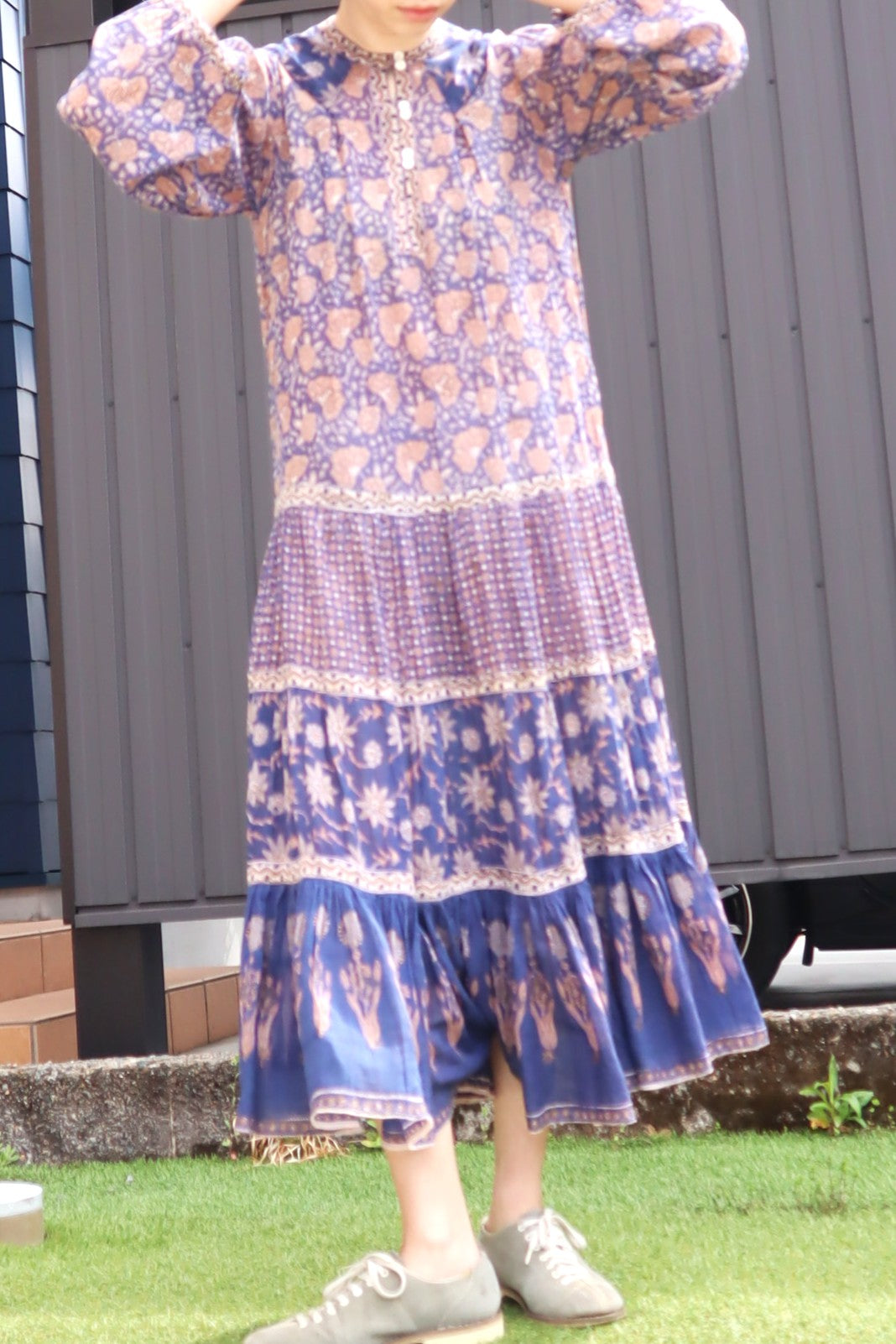 70s PHOOL Indian Cotton Dress