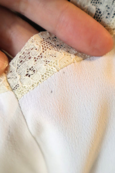 1930s Silk Crepe Lingerie Dress Size M~L