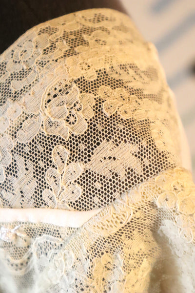 1930s Silk Crepe Lingerie Dress Size M~L