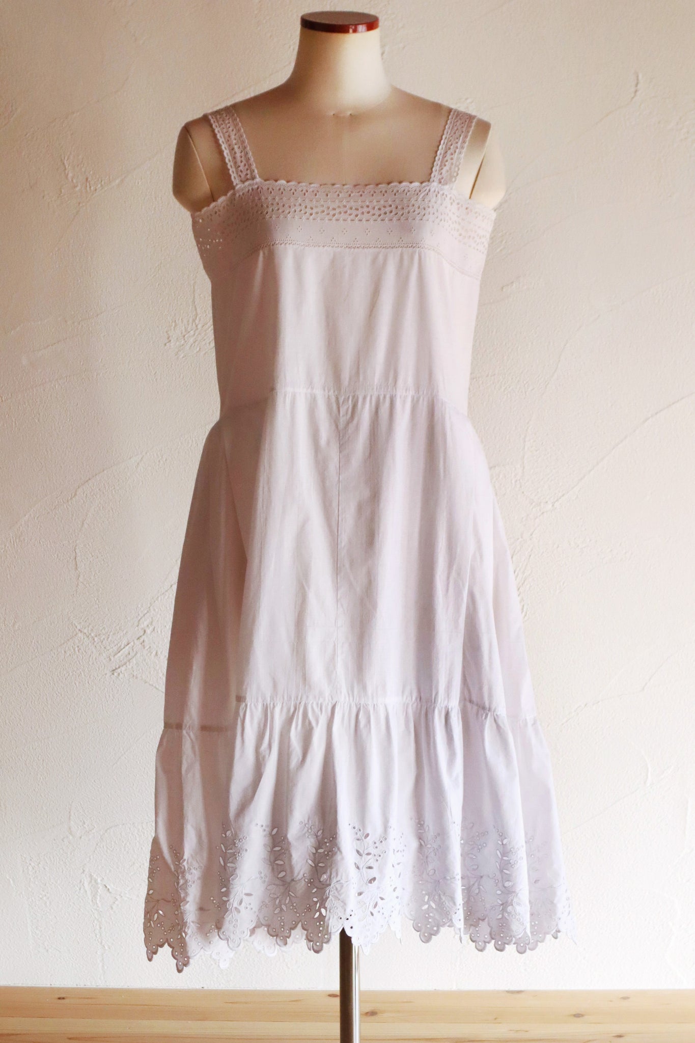 1920s French Cotton Slip
