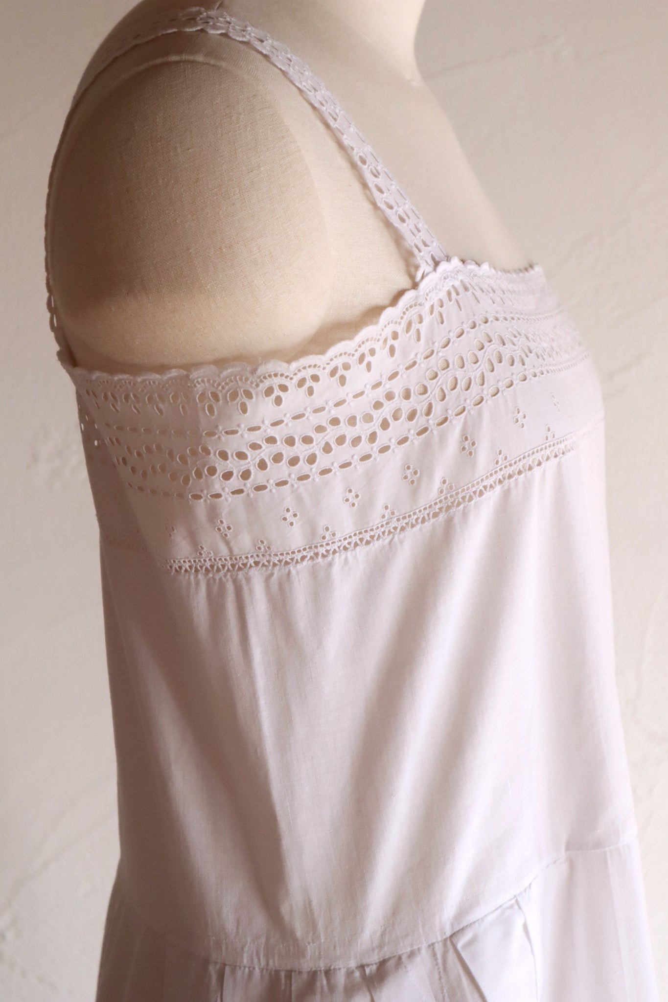 1920s French Cotton Slip