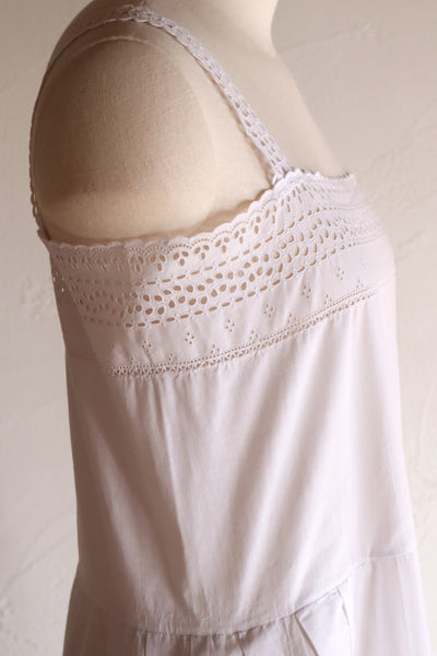 1920s French Cotton Slip