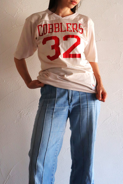 1970s Champion “COBBLERS 32” American Football Jersey Tee
