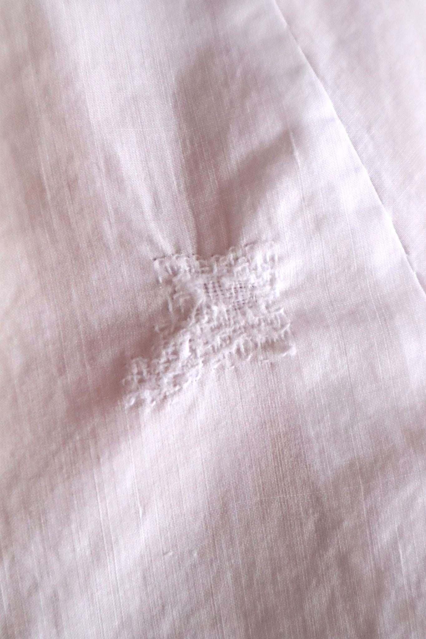 1920s French White Embroidery Bed Jacket