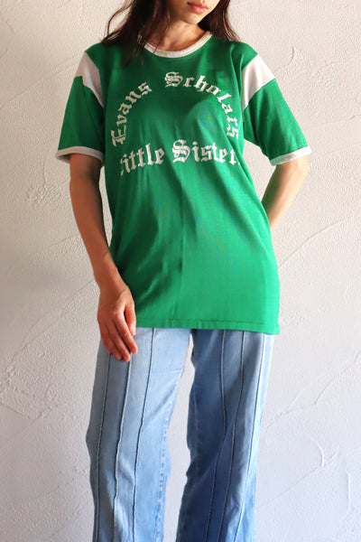 1970s Rawlings “Evans Scholars Little Sisters” Football Jersey Tee