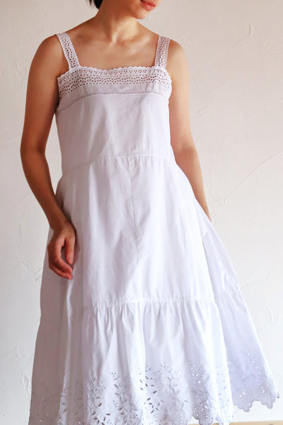 1920s French Cotton Slip