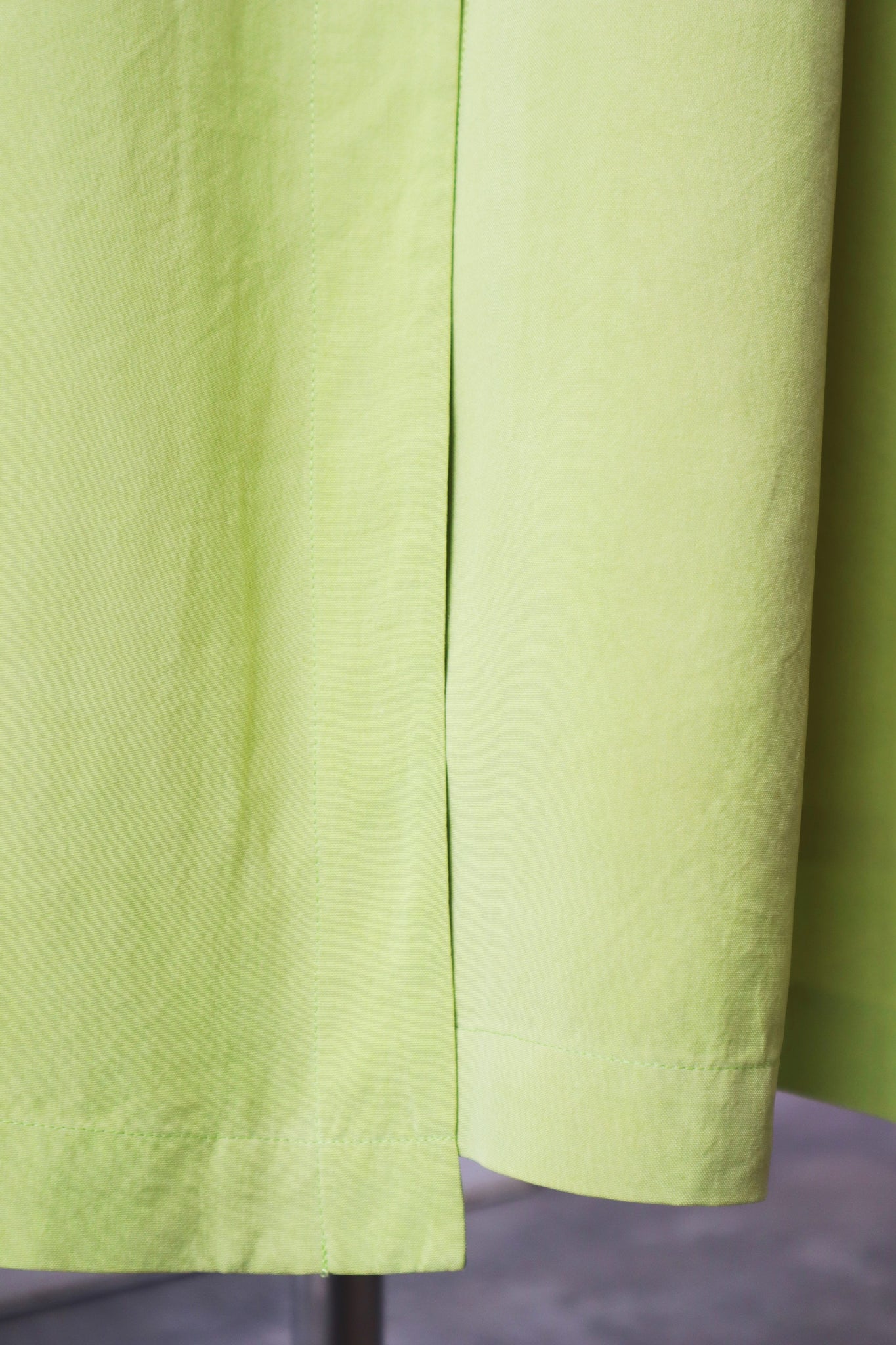 80s Lime Green Silk Dress