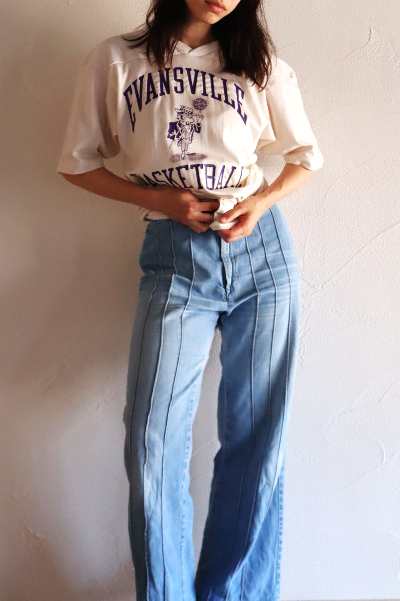 1970s Champion “EVANSVILLE BASKETBALL” Athletic Jersey Tee