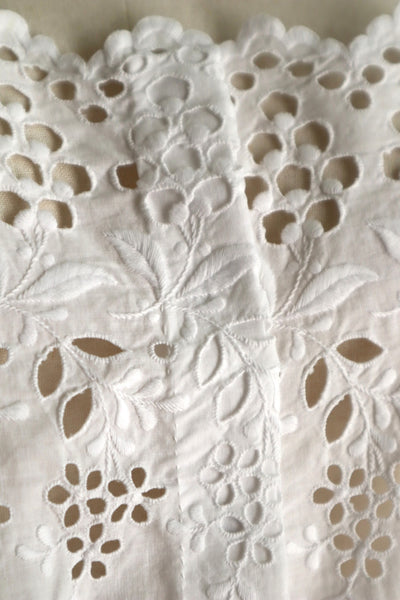 Handcrafted French Antique Petticoat Corset Cover Size L