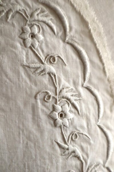 1900s–1910s British Edwardian Embroidered Bridal Cape