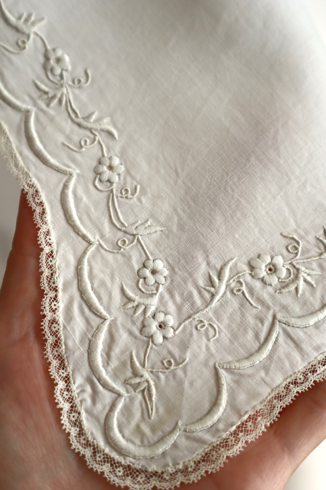 1900s–1910s British Edwardian Embroidered Bridal Cape