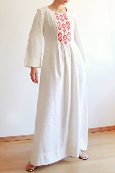 70s Cotton Gauze Dress