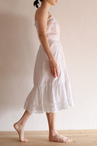 1930s French Cotton Slip