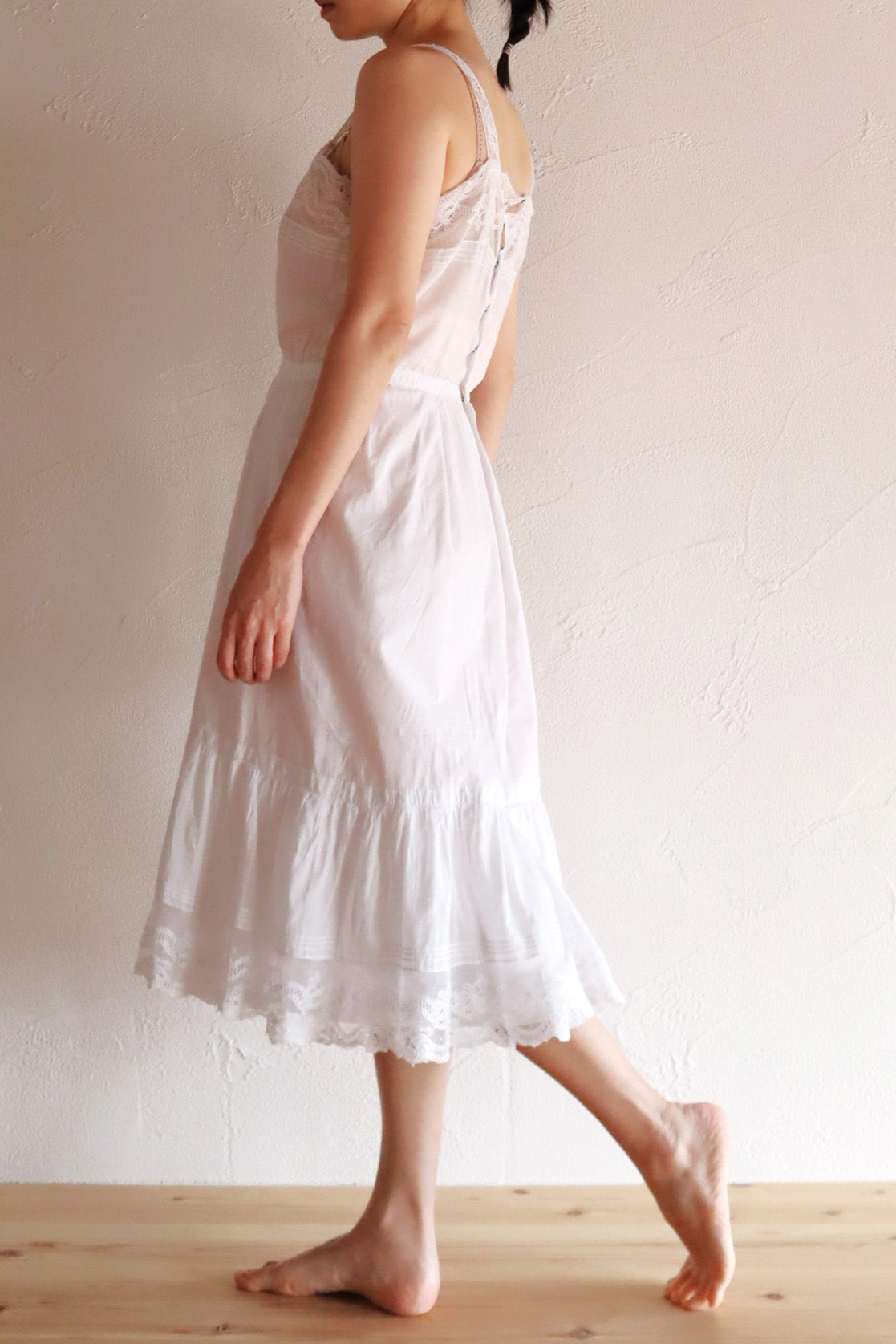 1930s French Cotton Slip