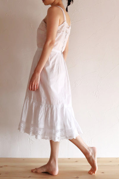 1930s French Cotton Slip