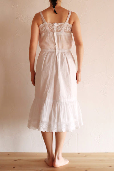 1930s French Cotton Slip