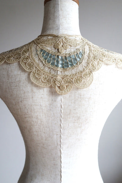 19th Victorian Tape Lace Collar