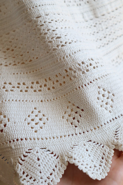 1920s French Hand Crochet Skirt
