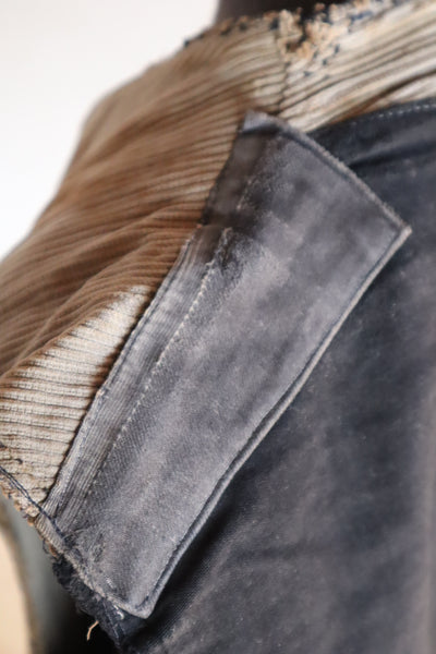 1930s-1940s Le Mont-Saint-Michel French Corduroy Work Vest