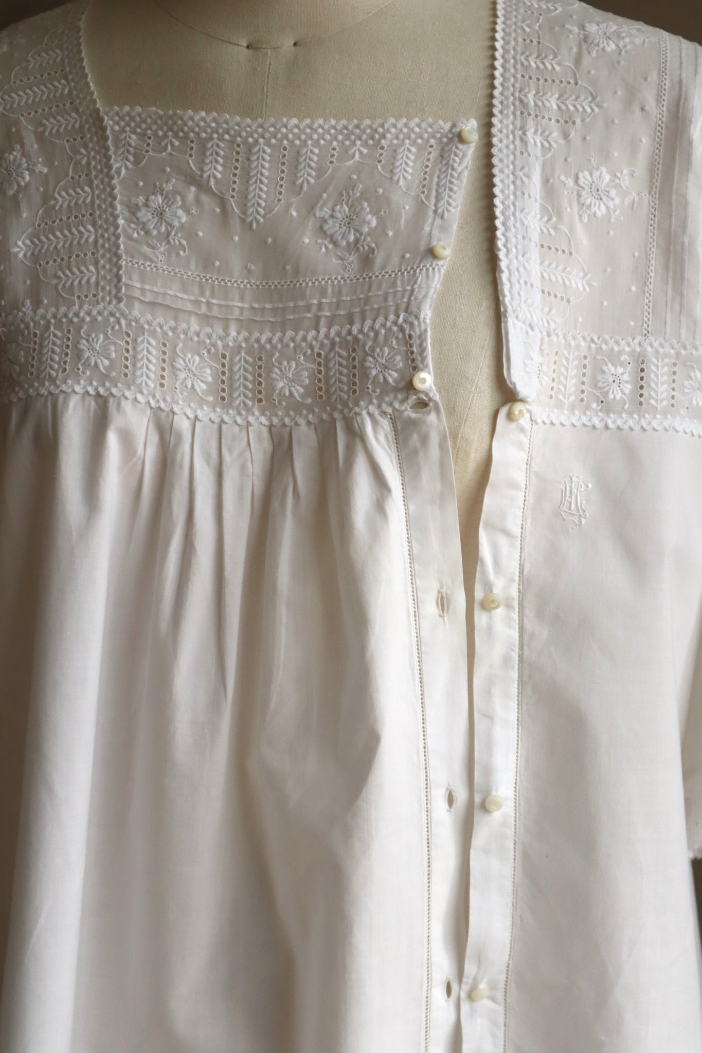 1910s Side Button Cotton Jacket