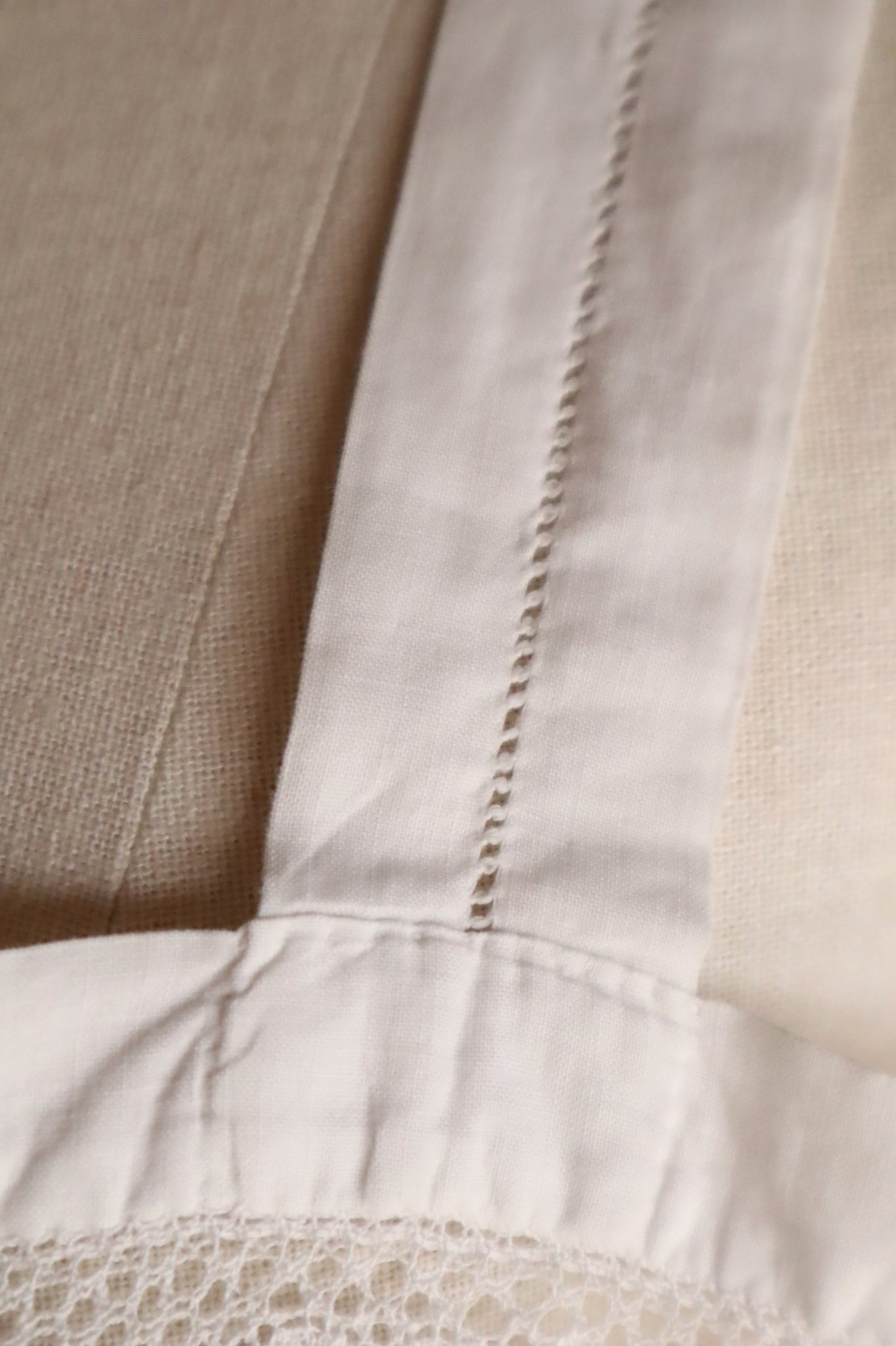 1910s Handmade French Cotton Corset Cover