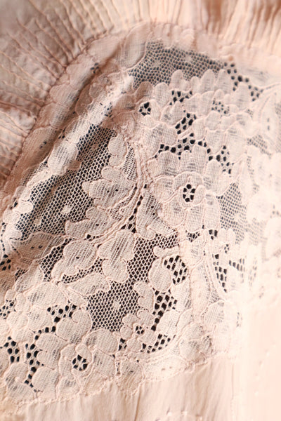 1920s–1930s Swiss Silk Lingerie Dress