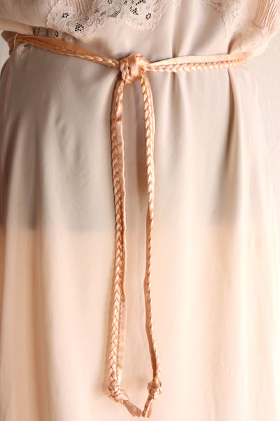 1920s–1930s Swiss Silk Lingerie Dress