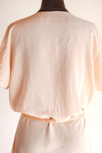 1920s–1930s Swiss Silk Lingerie Dress