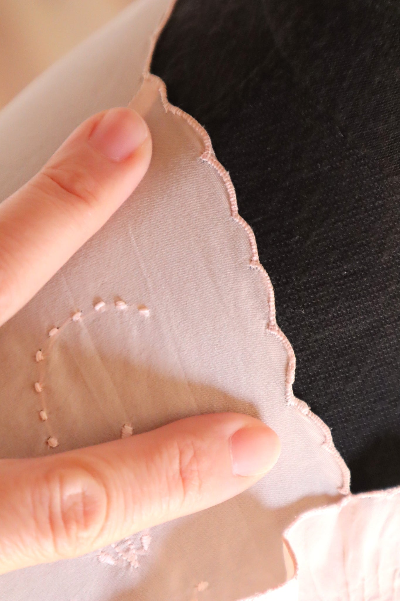 1920s–1930s Swiss Silk Lingerie Dress