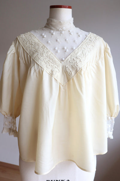 1900s Puff Sleeve Blouse