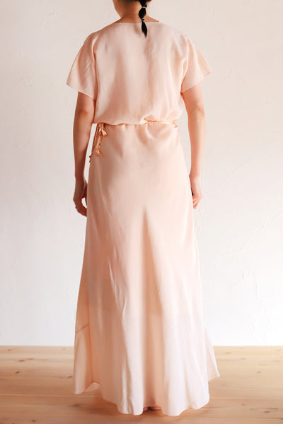 1920s–1930s Swiss Silk Lingerie Dress