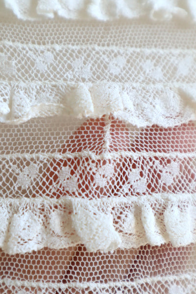 1910s Ruffled Lace Bolero