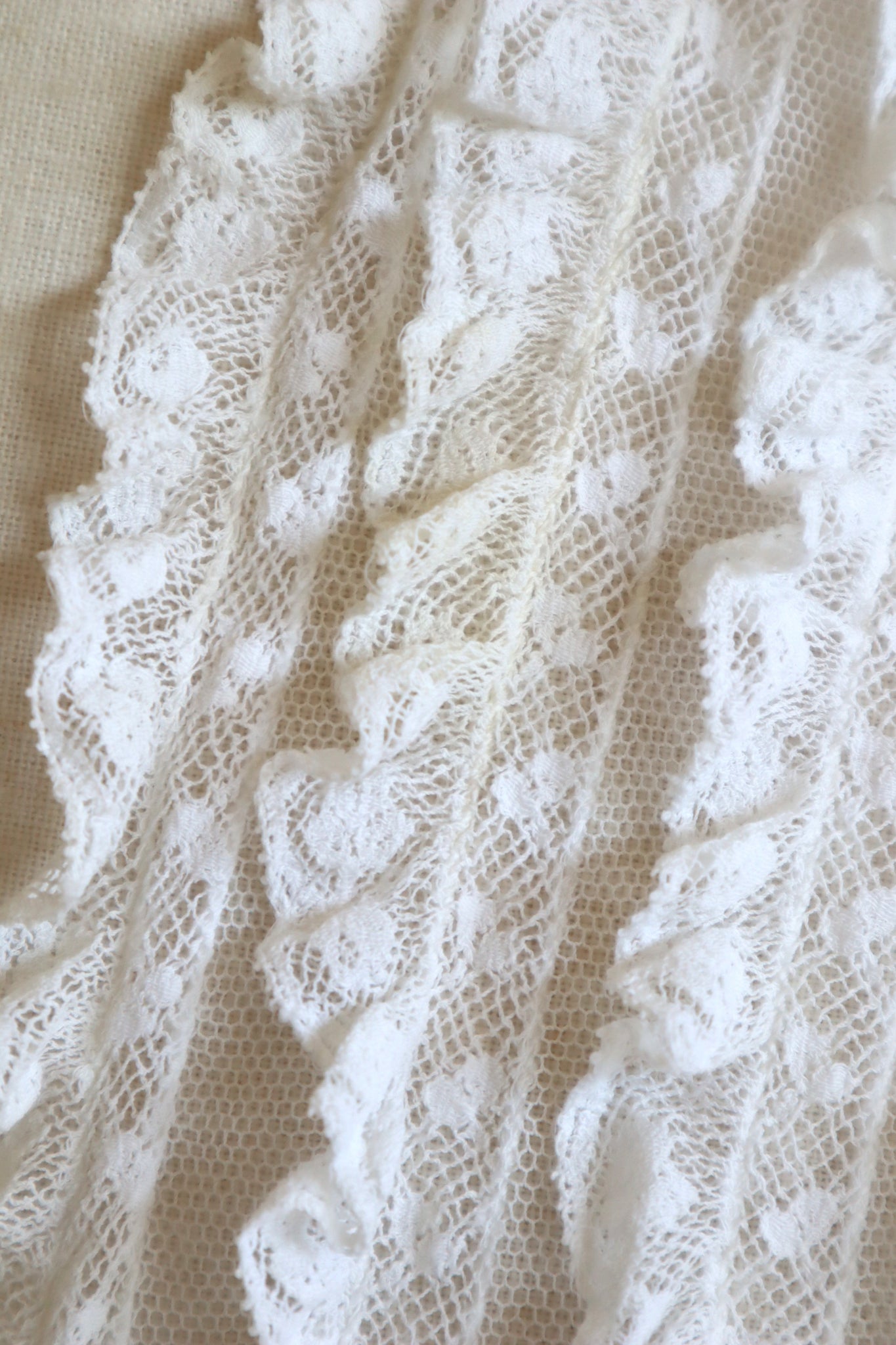 1910s Ruffled Lace Bolero