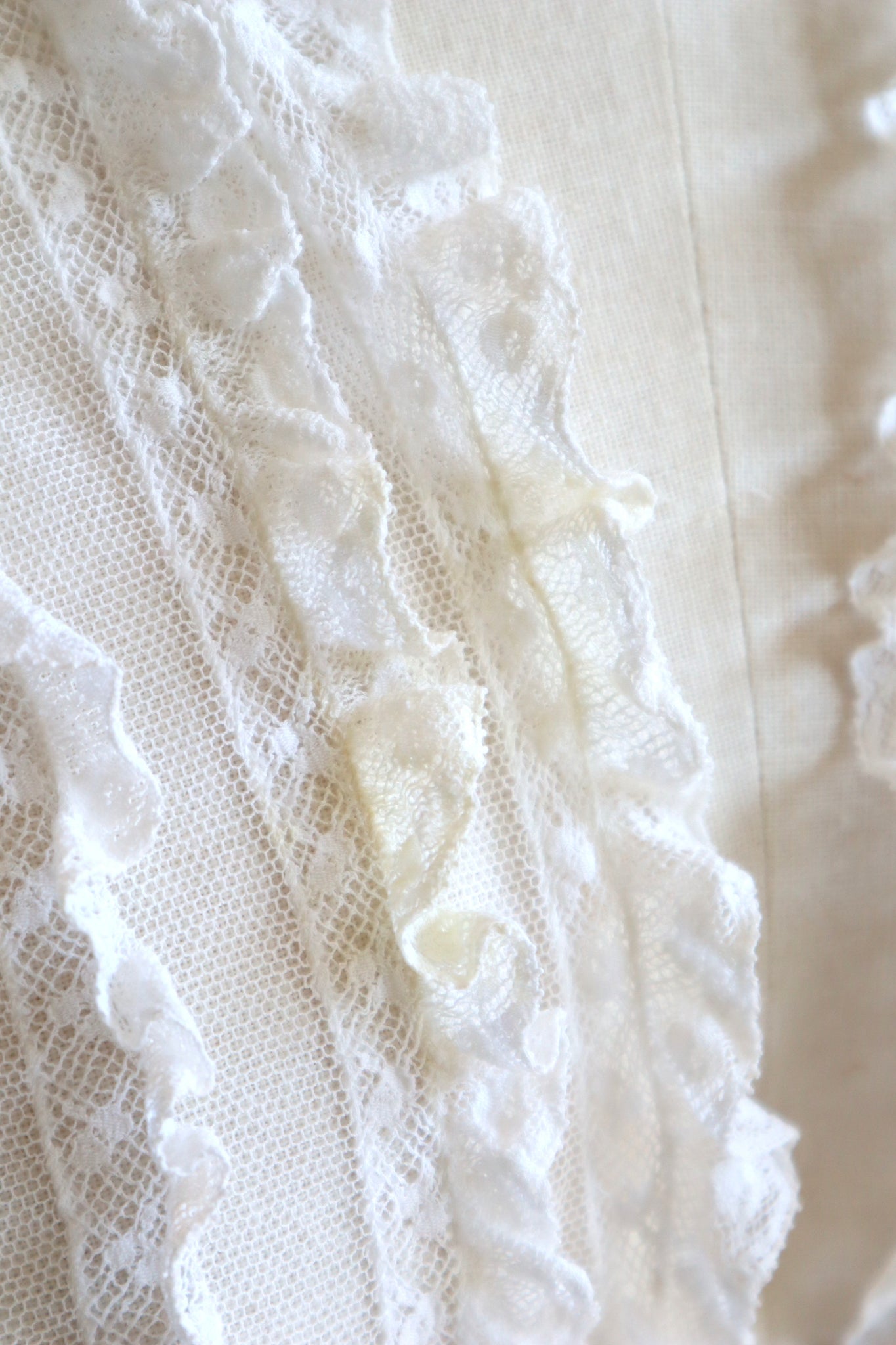 1910s Ruffled Lace Bolero
