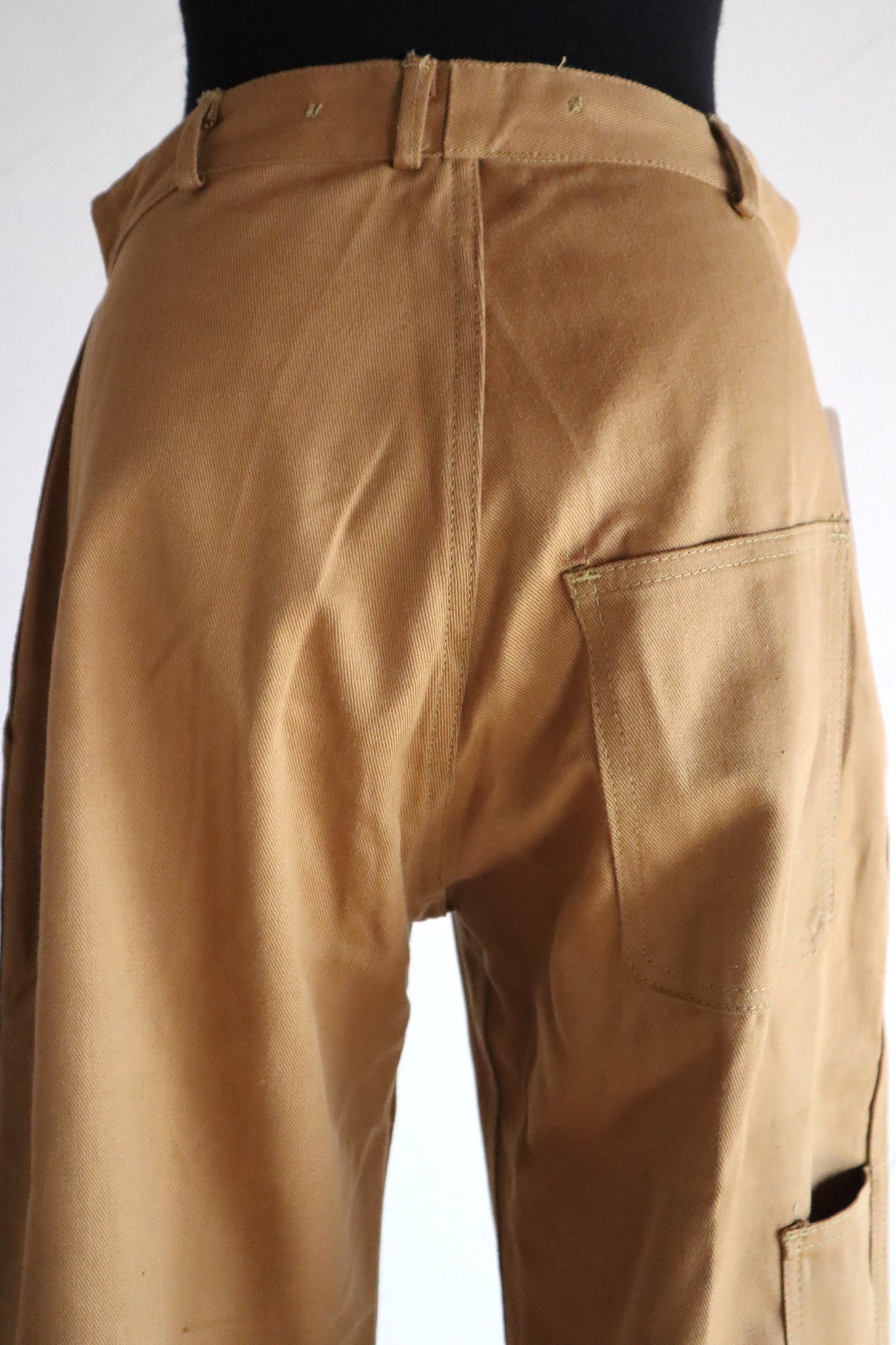 1960s British Deadstock Cotton Work Trousers “Pexwear” Made in U.K
