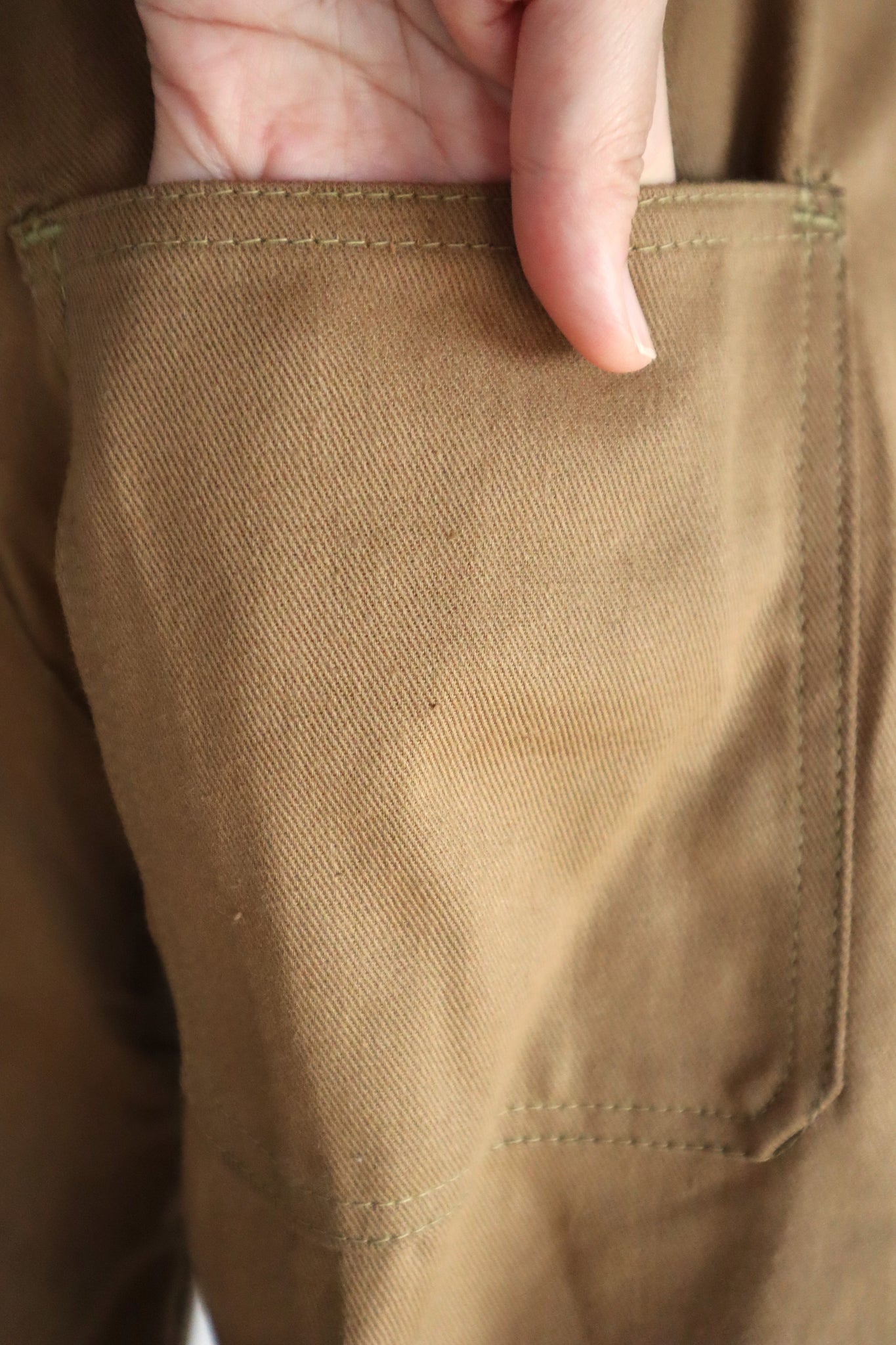 1960s British Deadstock Cotton Work Trousers “Pexwear” Made in U.K
