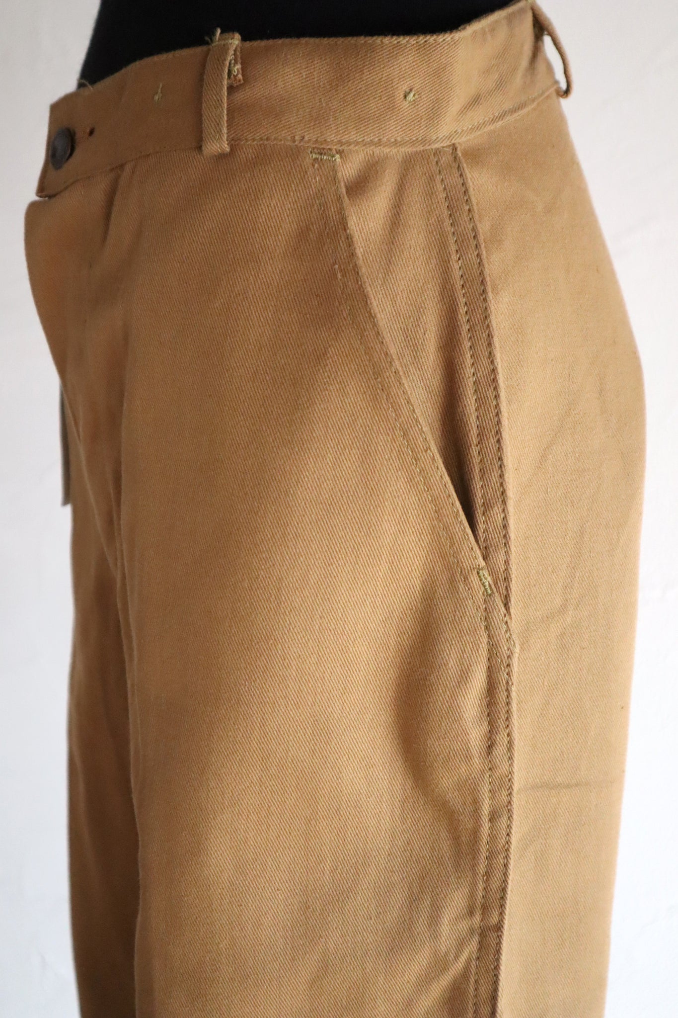 1960s British Deadstock Cotton Work Trousers “Pexwear” Made in U.K