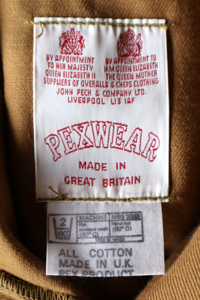 1960s British Deadstock Cotton Work Trousers “Pexwear” Made in U.K