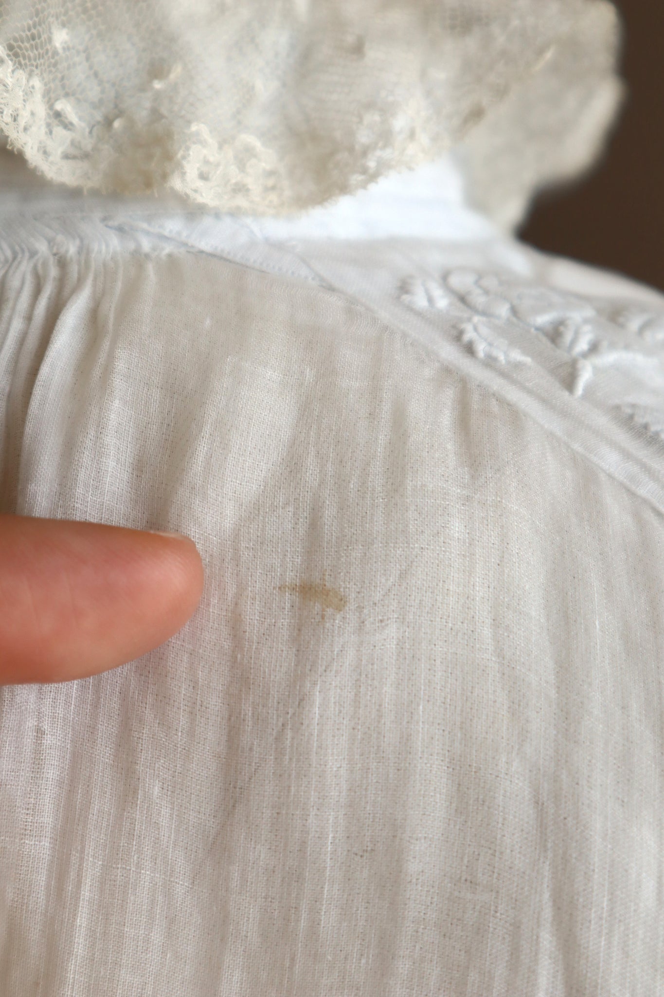 1900s Short Length Church Smock