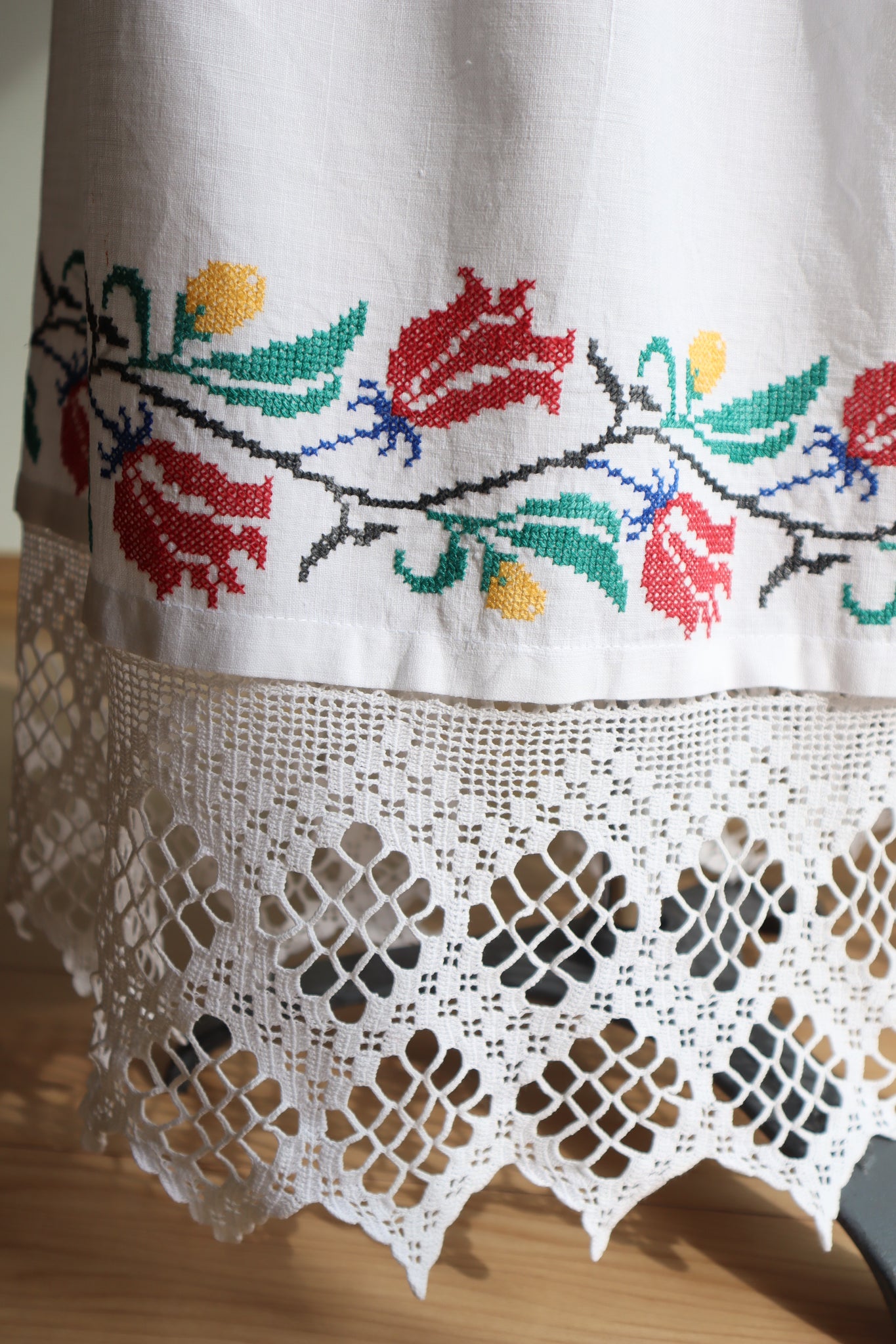 1930s Ukrainian Crochet Skirt