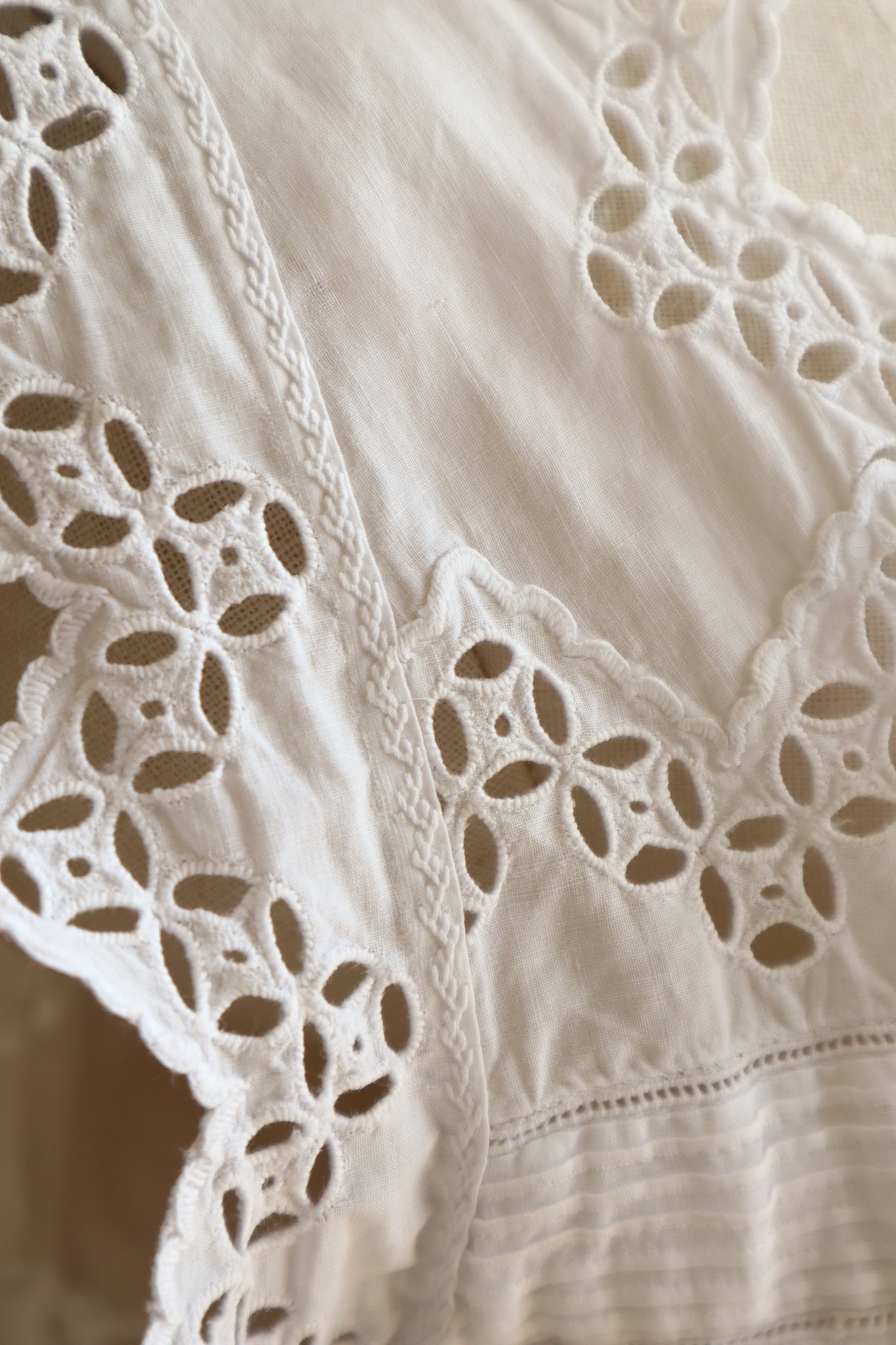 1910s Pointed Edge Corset Cover