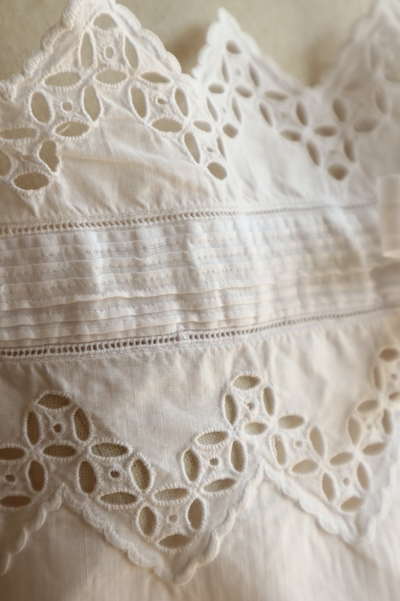 1910s Pointed Edge Corset Cover