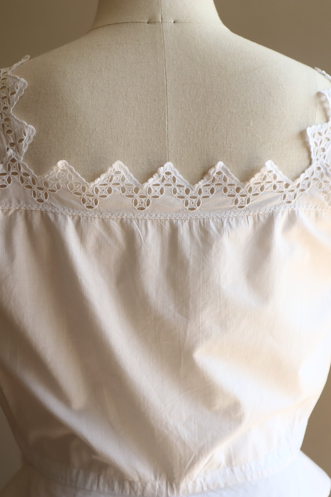 1910s Pointed Edge Corset Cover