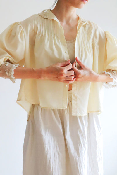 1900s Puff Sleeve Blouse