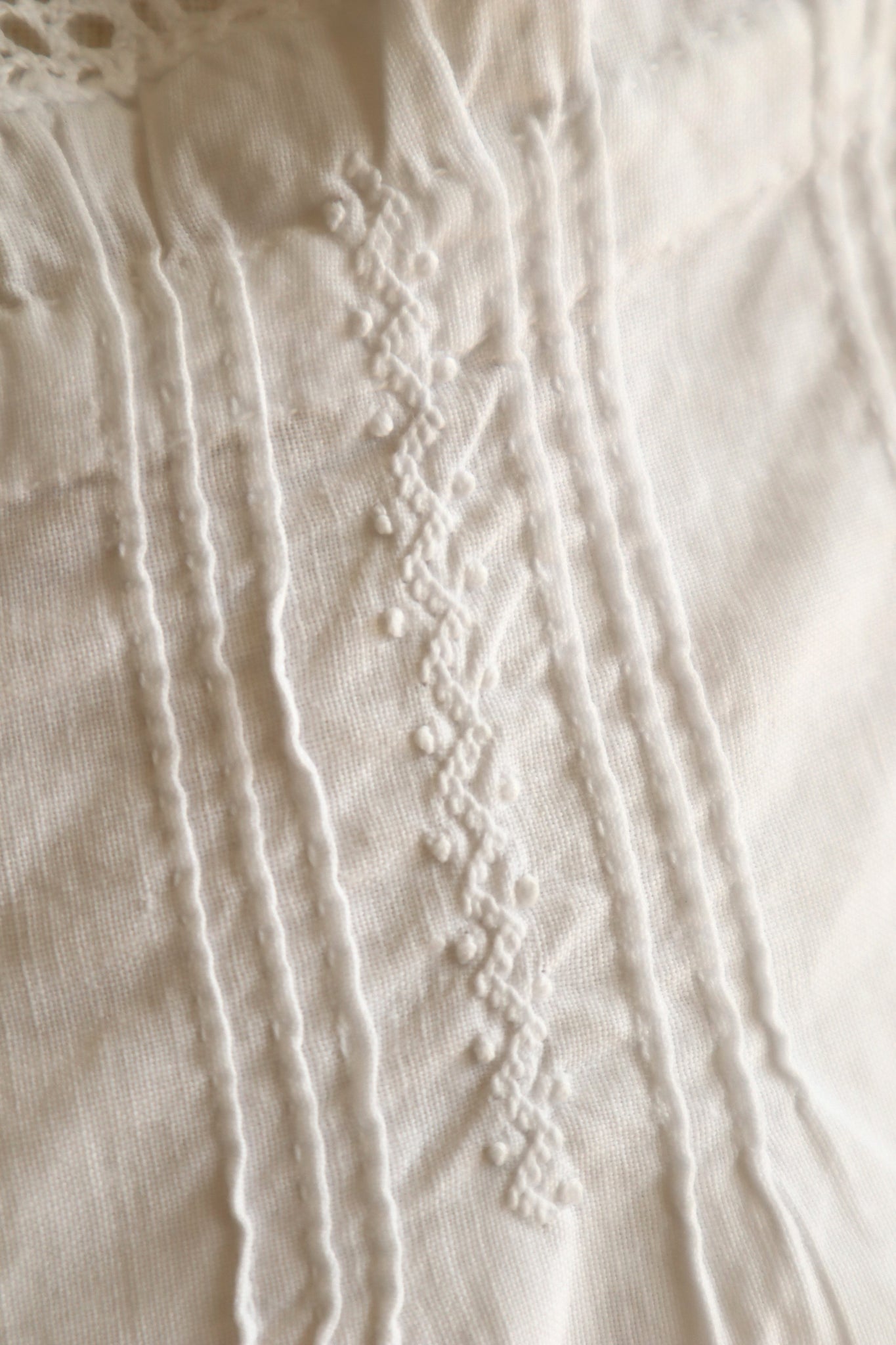 1910s Hand Sewn Corset Cover