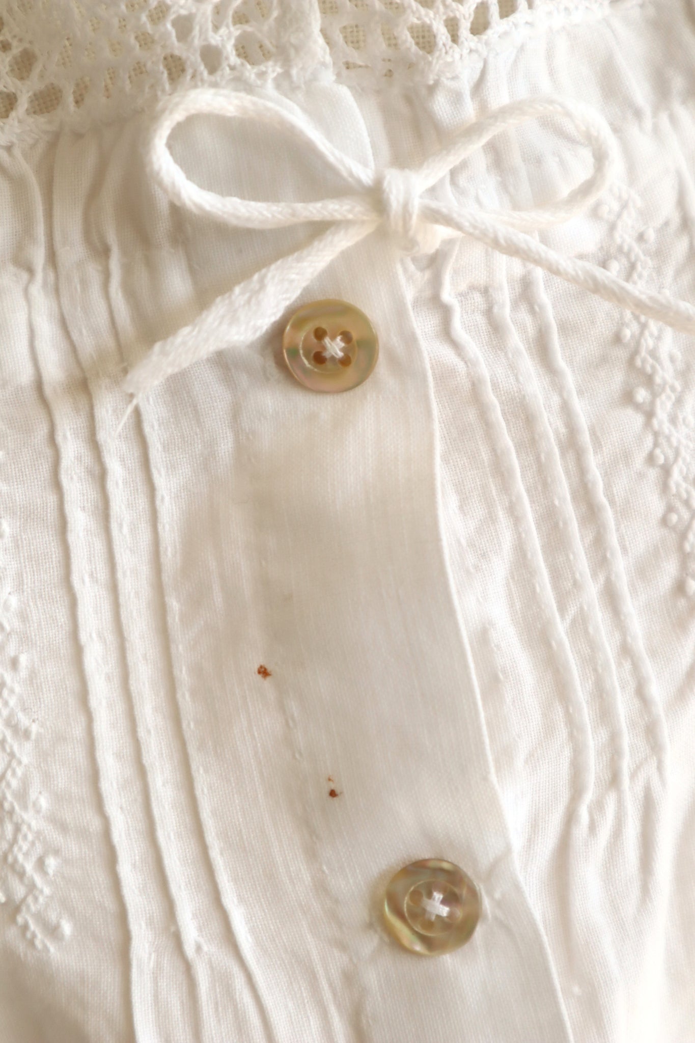 1910s Hand Sewn Corset Cover