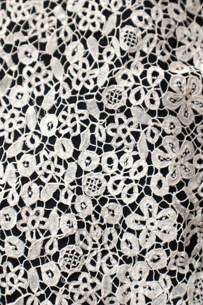 1850s–1860s Mid-Victorian Honiton Lace Bertha Collar