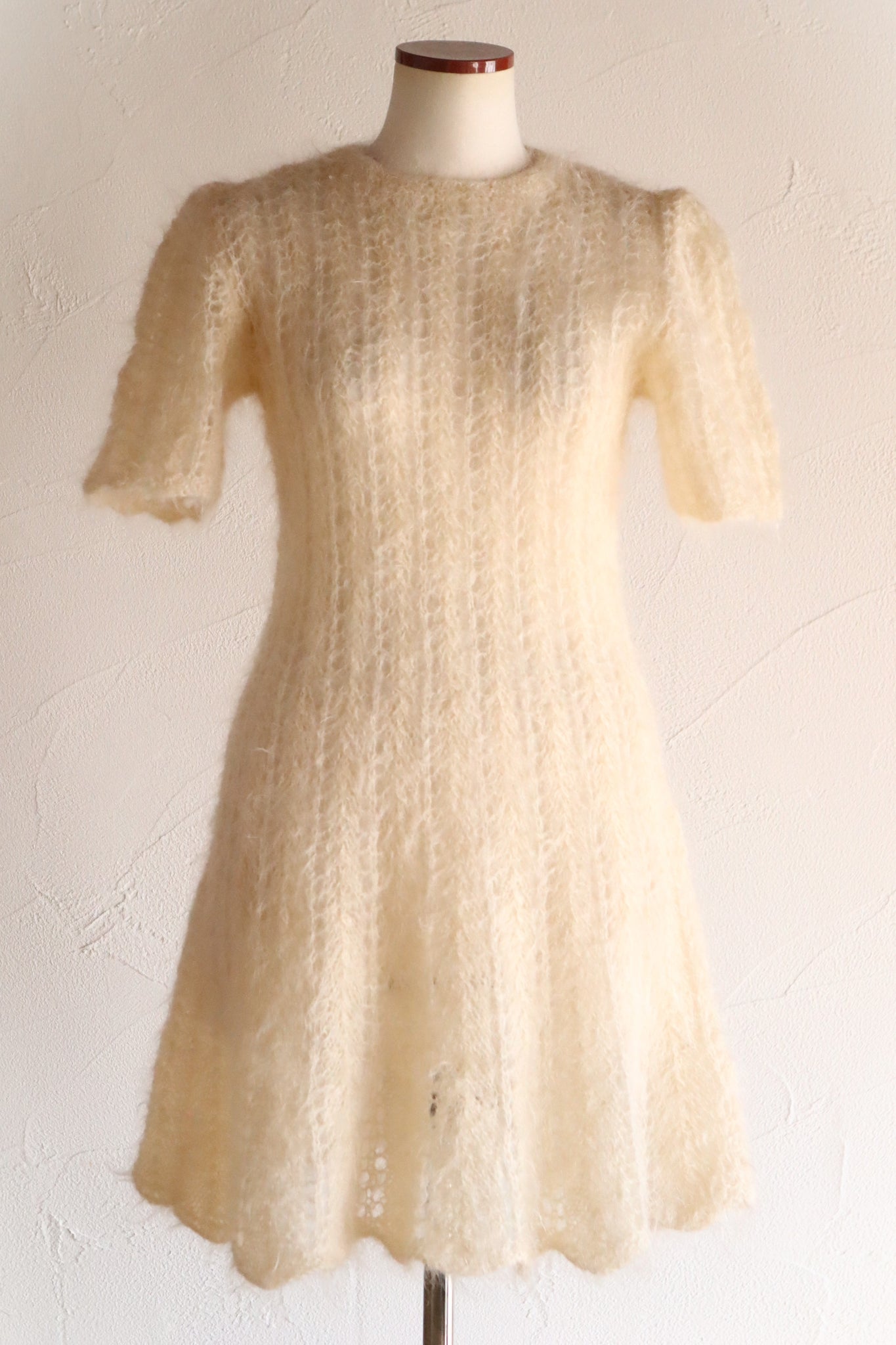 1960s Sally Levison Hand-Knit Mohair Dress
