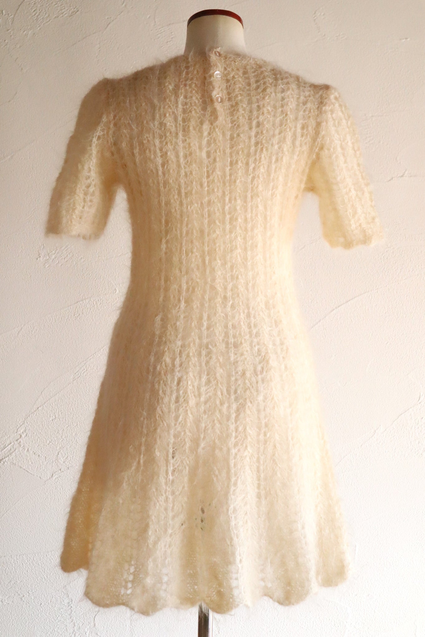 1960s Sally Levison Hand-Knit Mohair Dress
