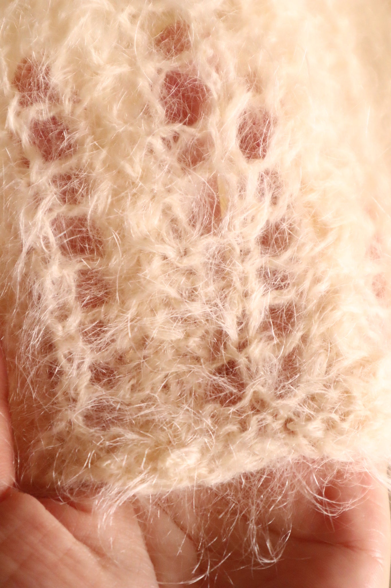 1960s Sally Levison Hand-Knit Mohair Dress